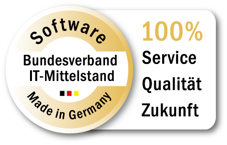 Gütesiegel BITMi Software Made in Germany