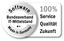 Logo BITMi Software Made in Germany in Grau